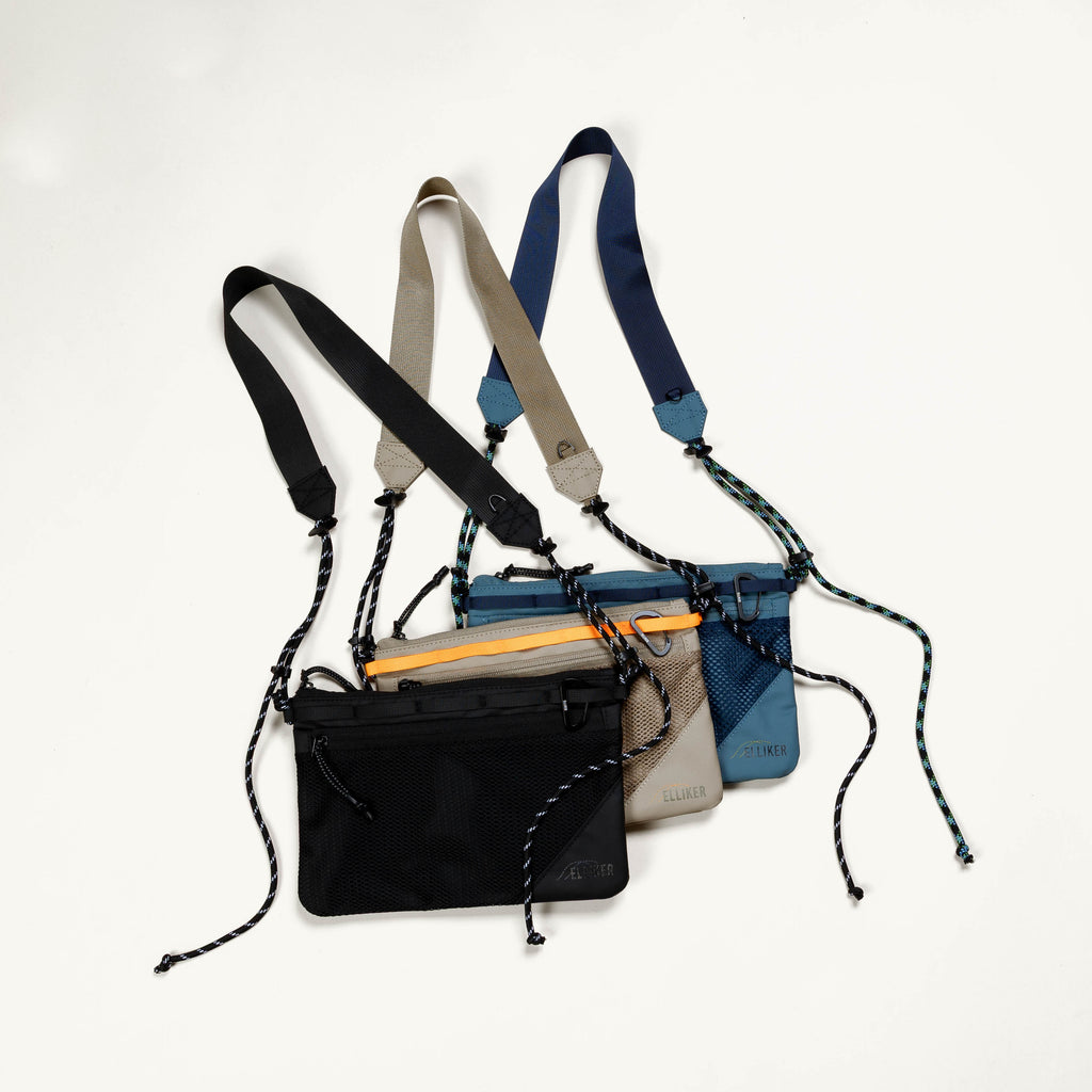 Elliker Caley Sacoche Bag 1L - Black