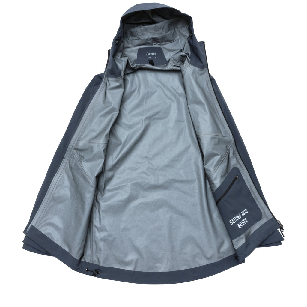 Elliker Ayre 3L Waterproof Shell Jacket - Navy