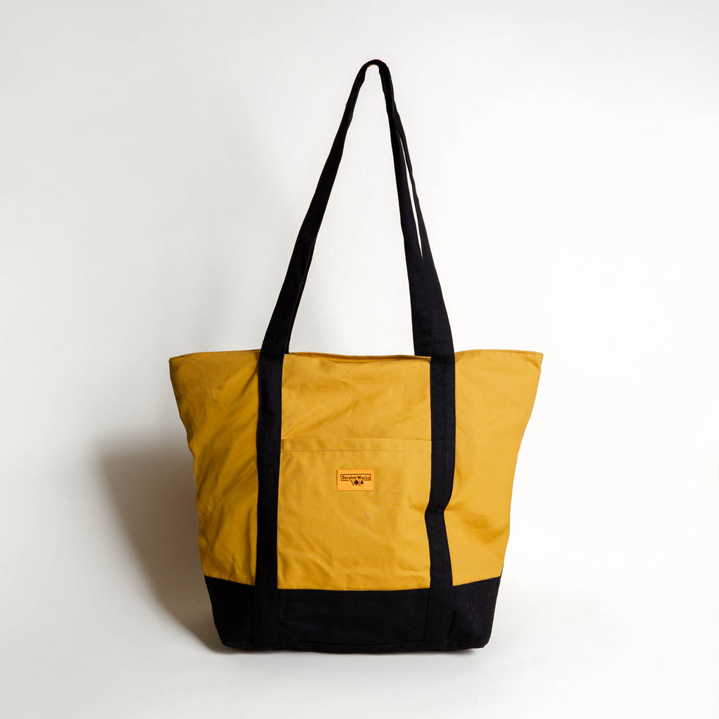 Service works Tote bag - Ochre