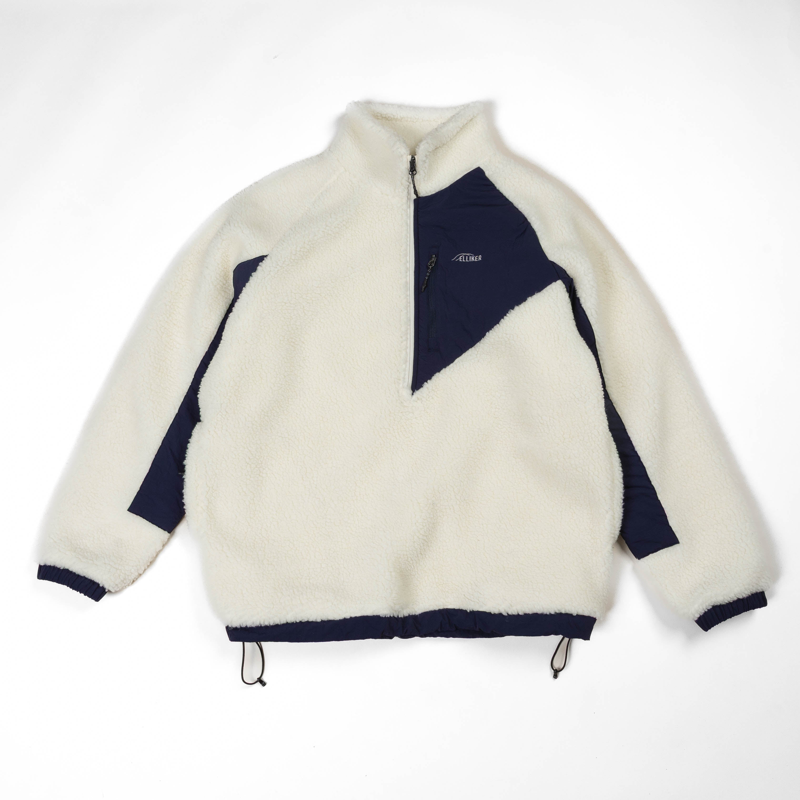Elliker Sike Fleece Pullover - Cream