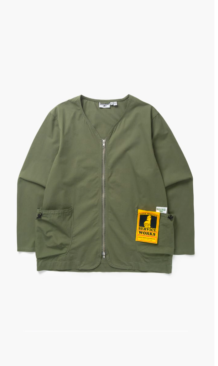 Service Works Tech Twill Gardening Liner - Olive