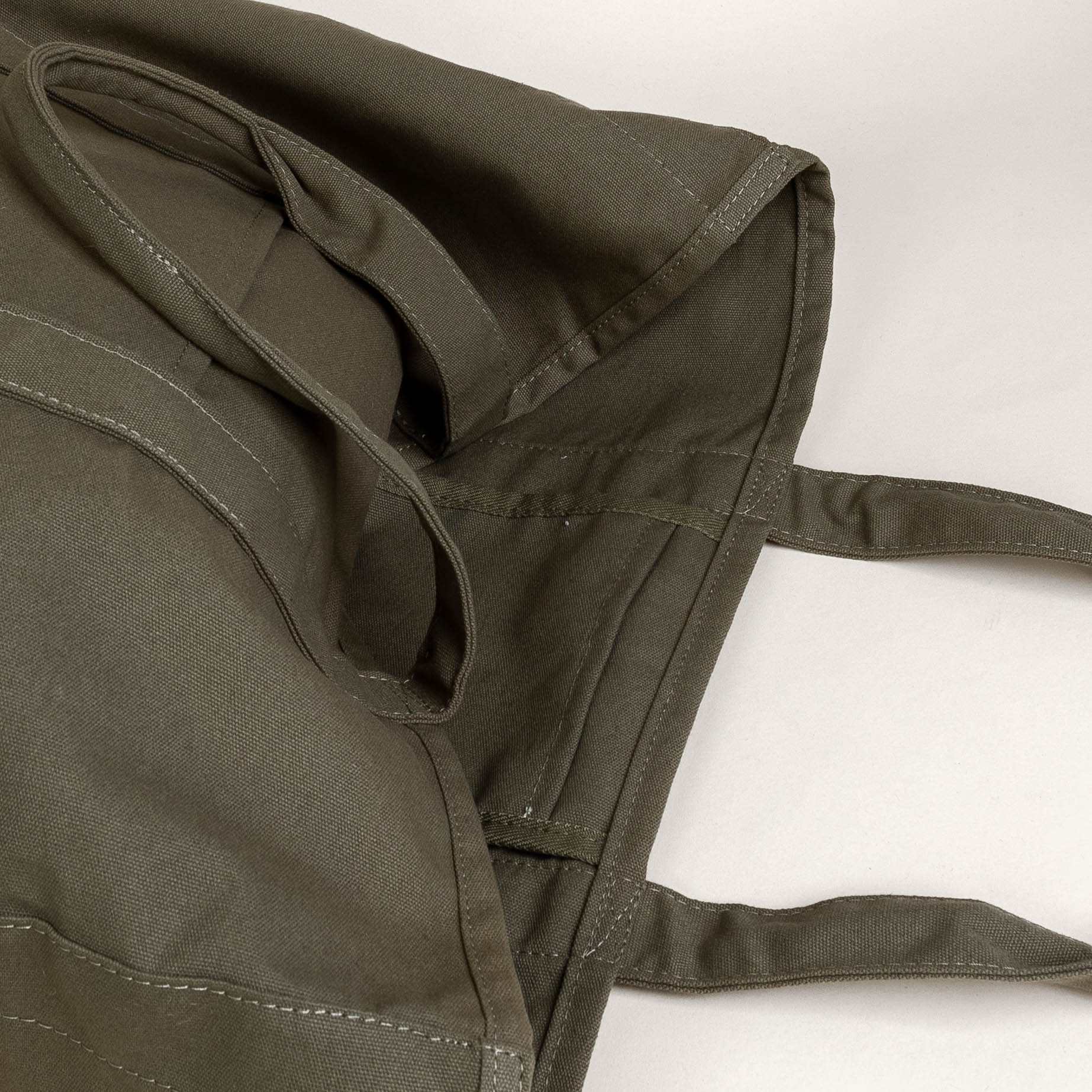 Truss Cotton Canvas Tote - Green