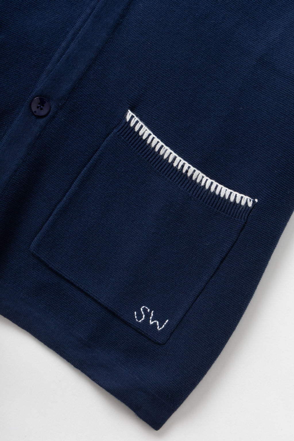 Service Works Blanket Stitch Knit - Navy