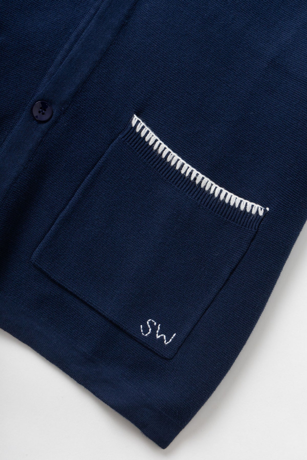 Service Works Blanket Stitch Knit - Navy