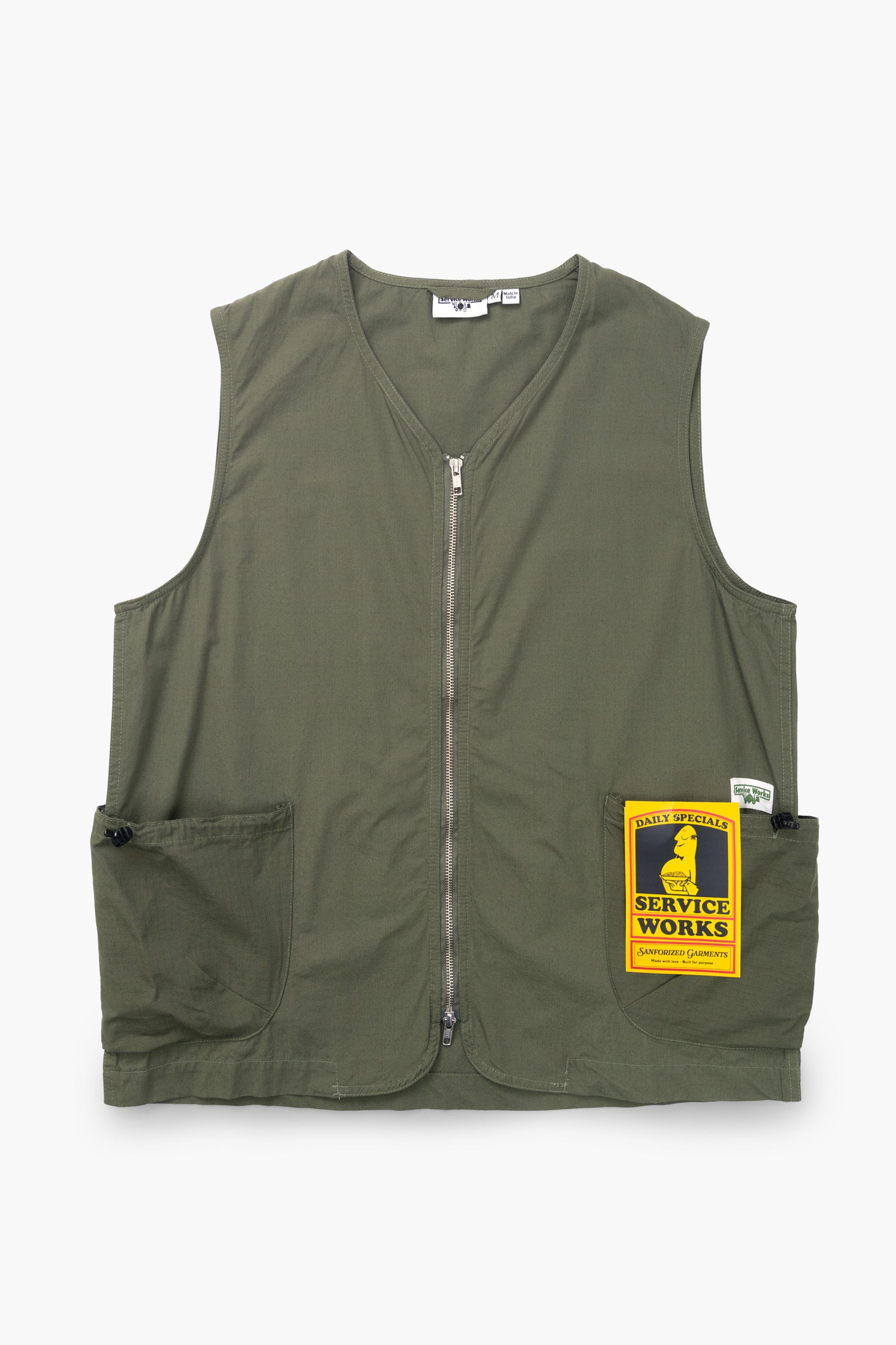 Service Works Gardener Vest - Olive