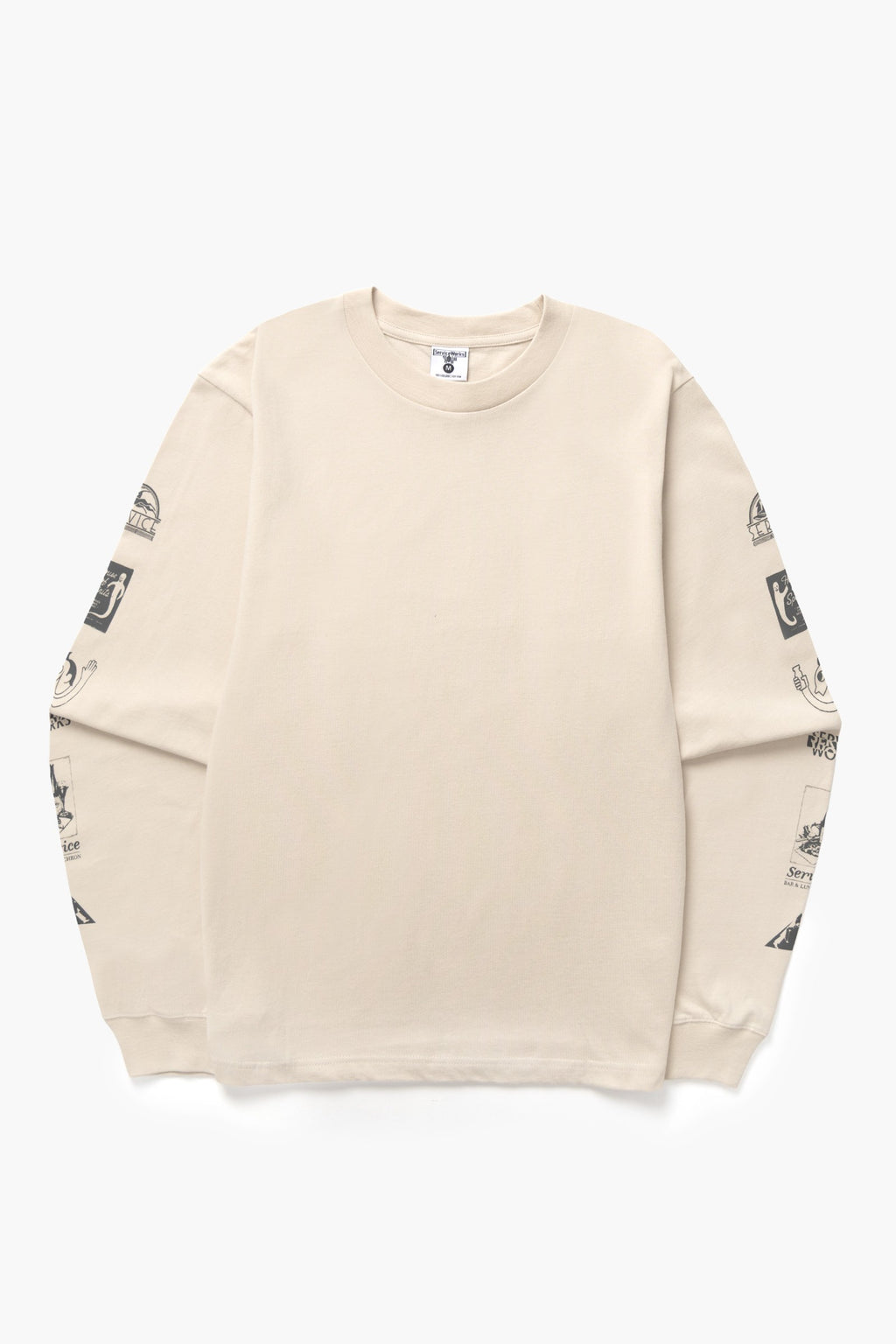 Service Works Bootleg Long Sleeve Tee - Natural