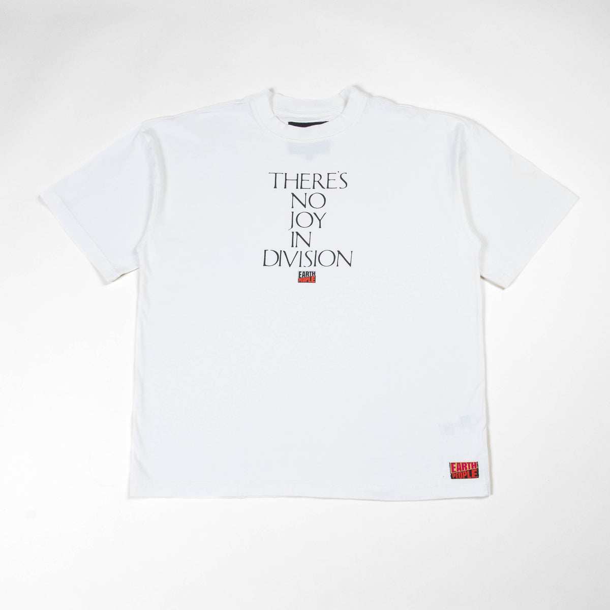 Earth People Joy Division Crew Tee - White