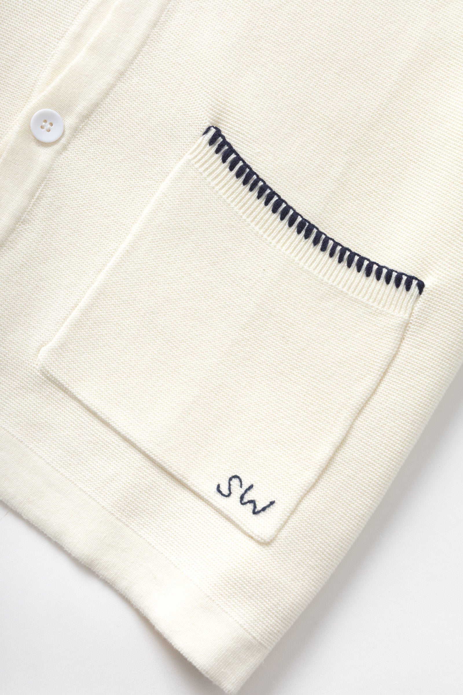 Service Works Blanket Stitch Knit - Off-White