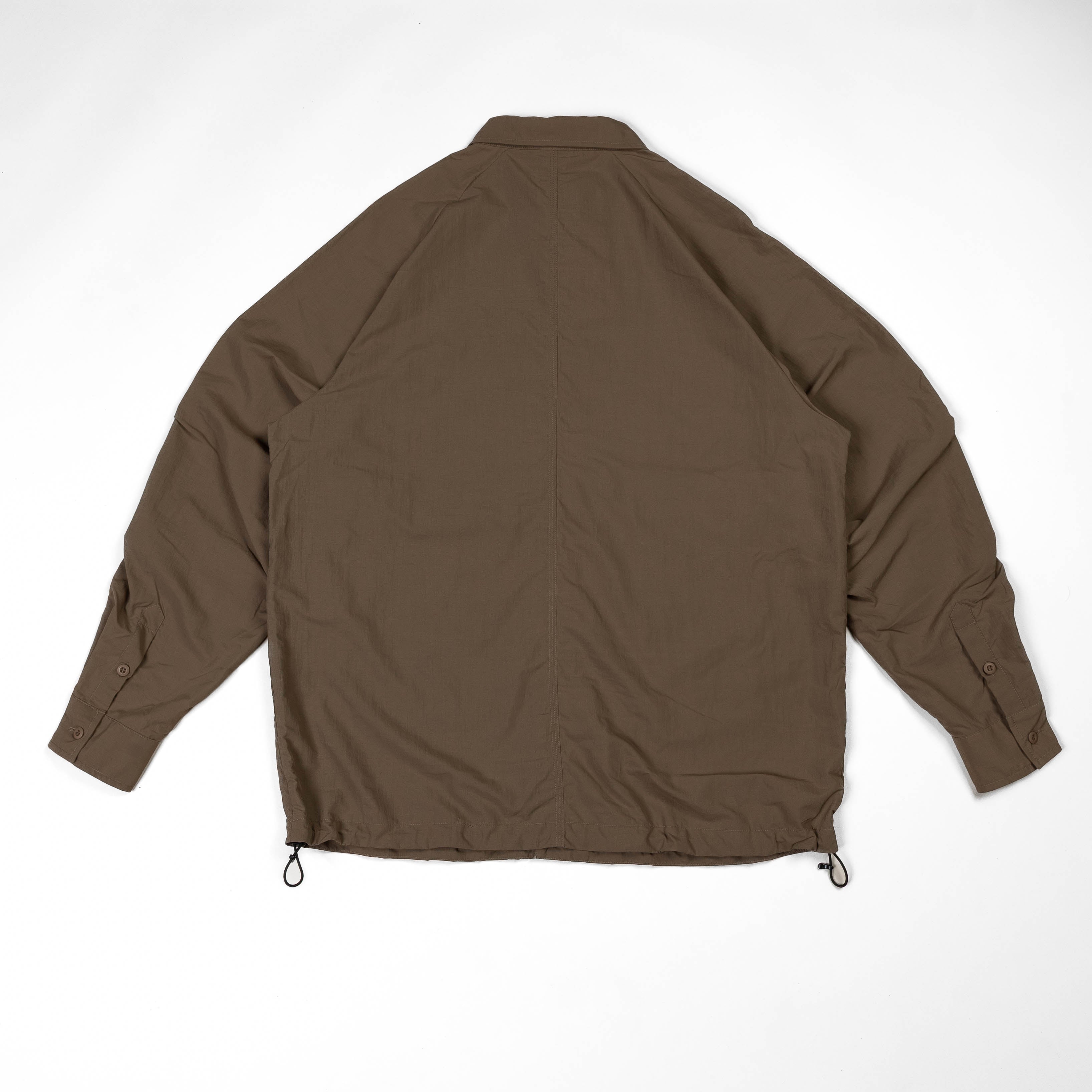 Elliker Craw Long Sleeve Zipper Tech Shirt - Sand