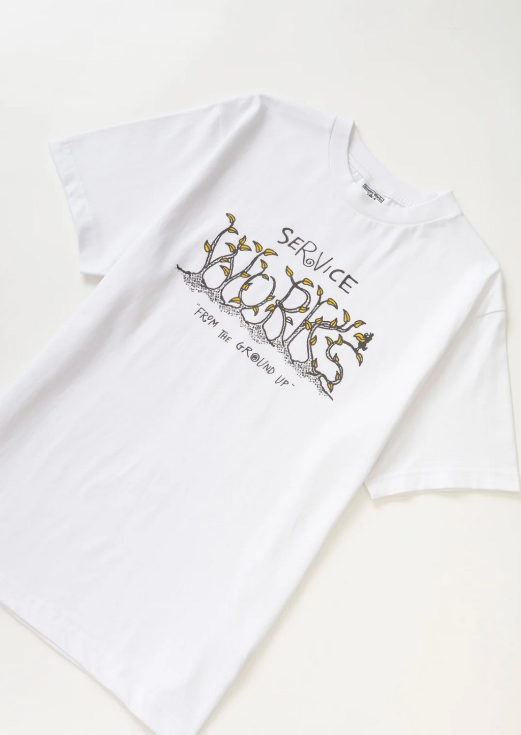 Service Works Ground Up Tee - White