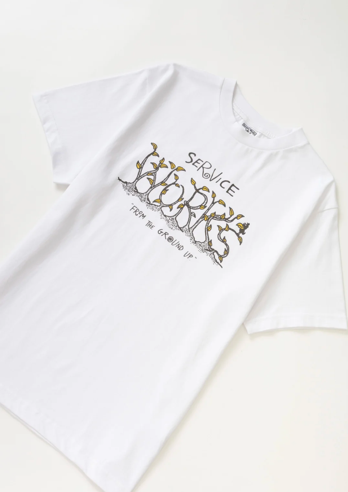 Service Works Ground Up Tee - White