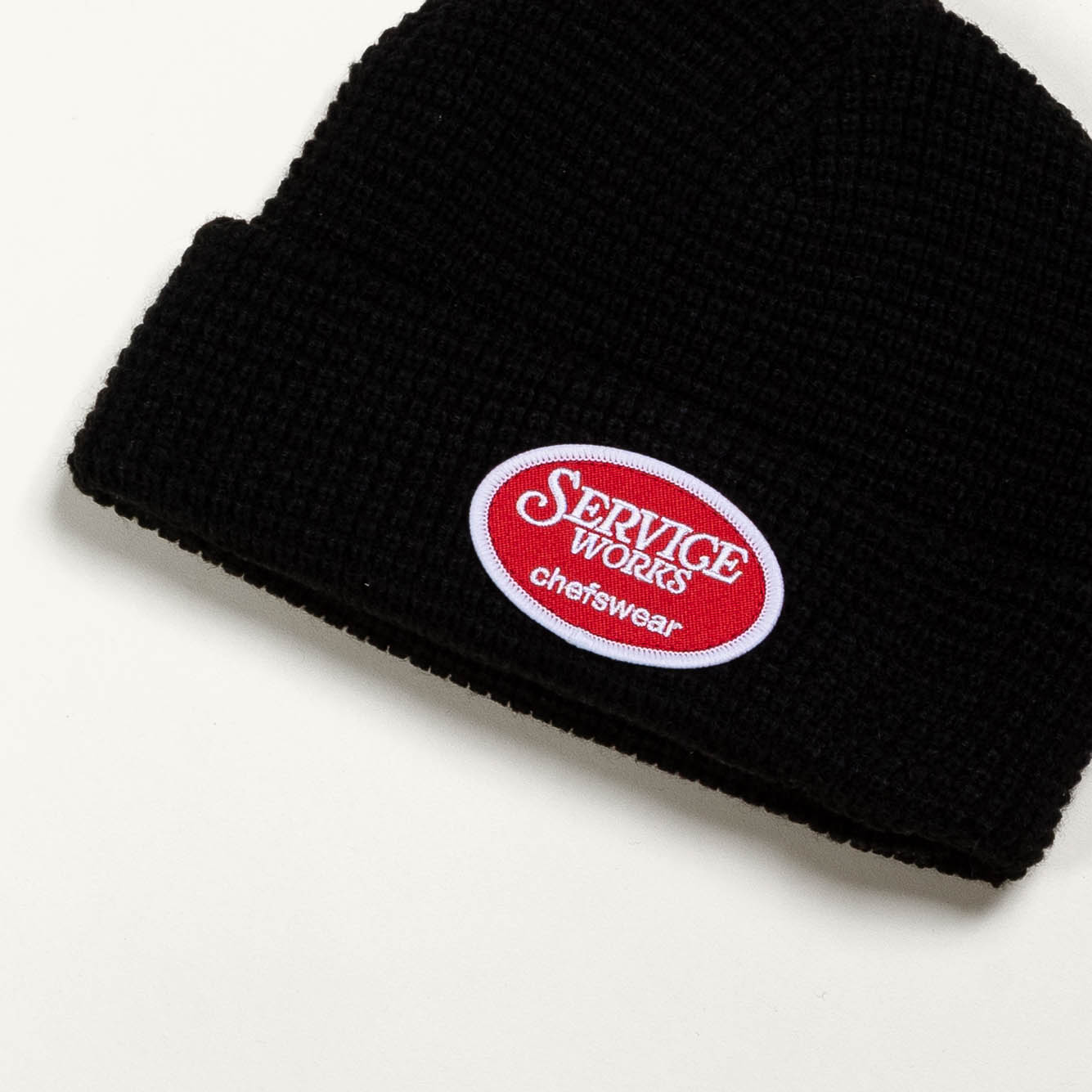 Service Works Waffle Patch Beanie - Black