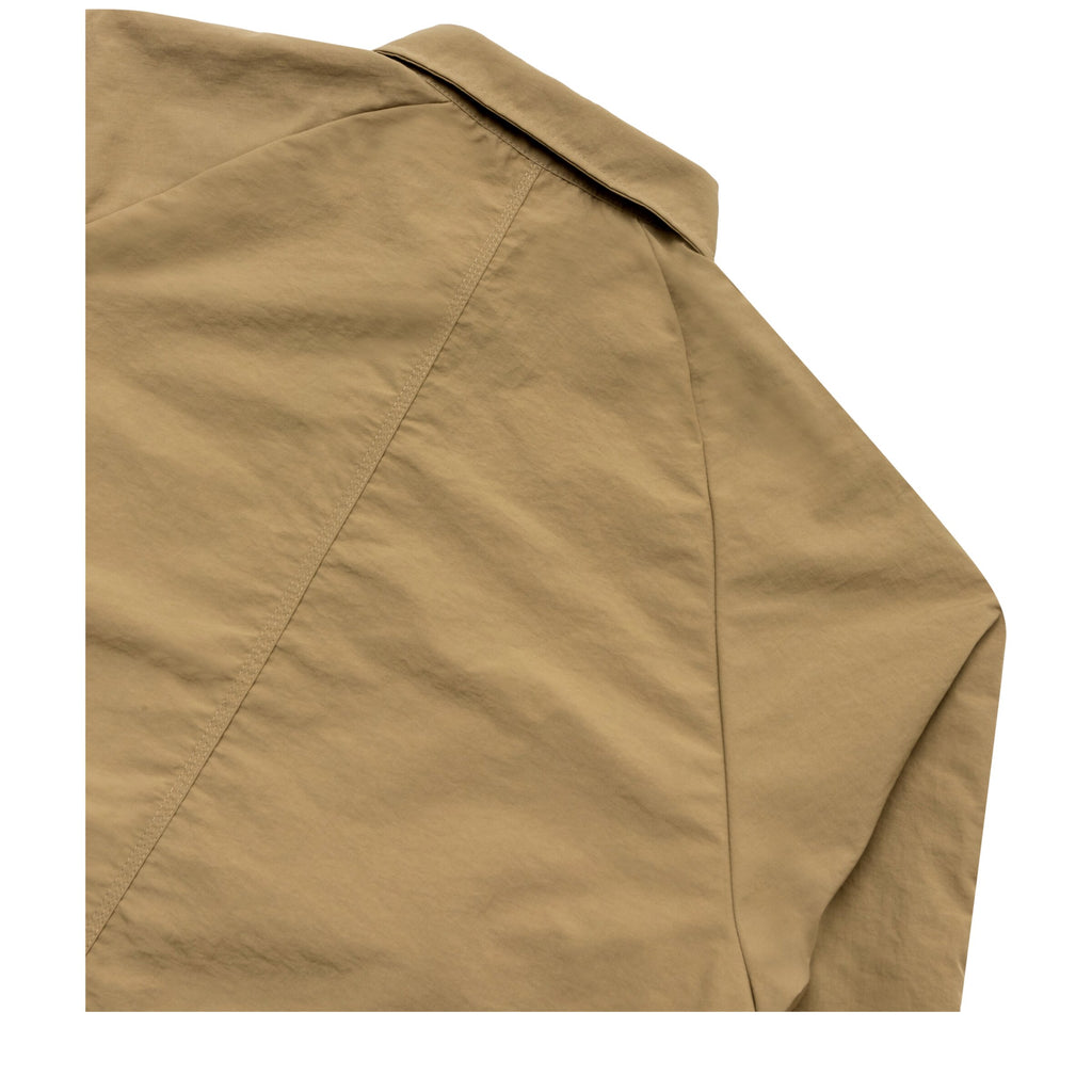 Elliker Craw Long Sleeve Zipper Tech Shirt - Sand