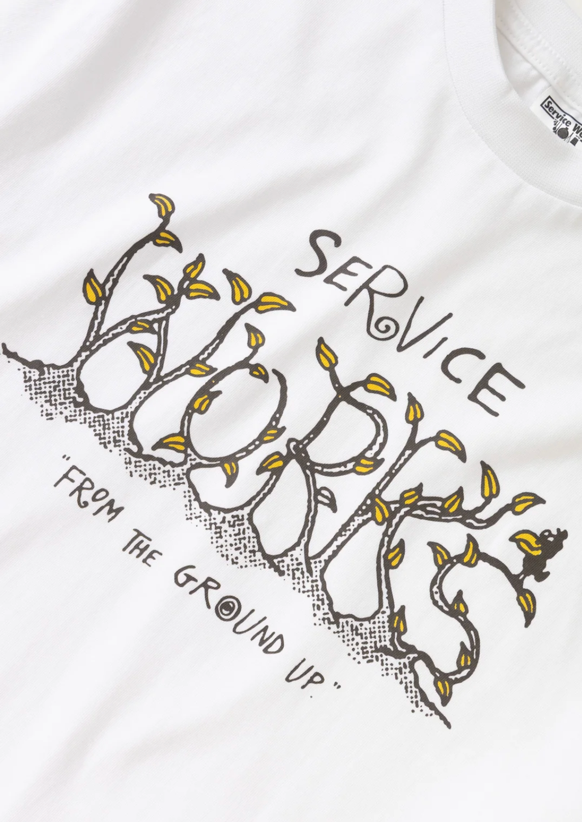 Service Works Ground Up Tee - White