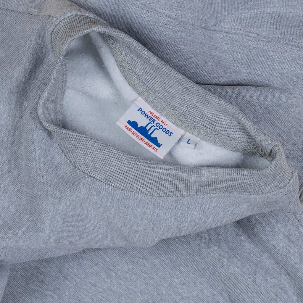 Power Goods Super Weight Crewneck - Heather Grey