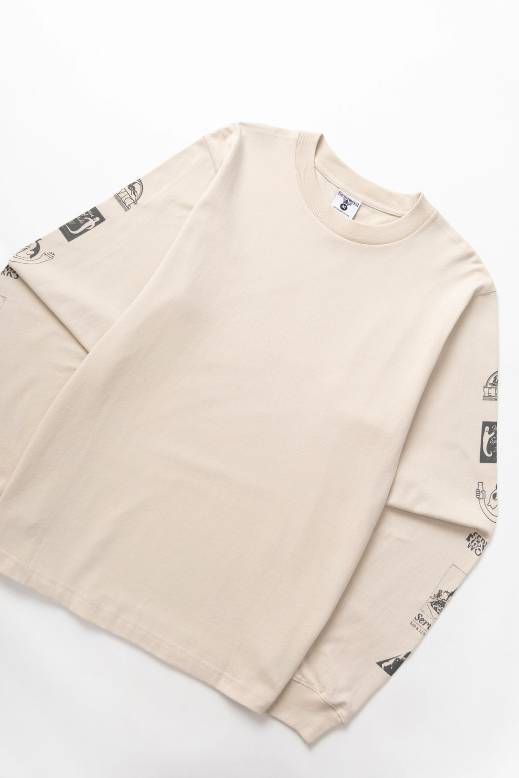 Service Works Bootleg Long Sleeve Tee - Natural