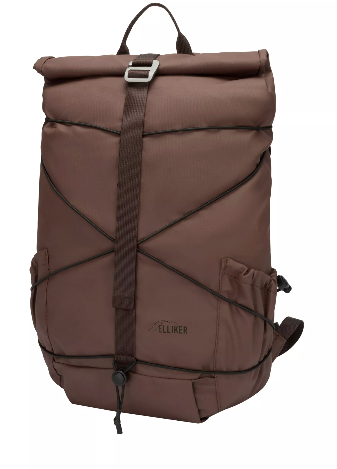 Elliker Dayle Roll Top Backpack 21/25L - Dark Brown