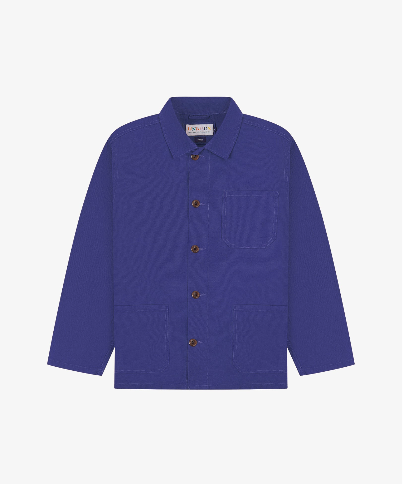 Uskees 3001 Overshirt - Ultra Blue