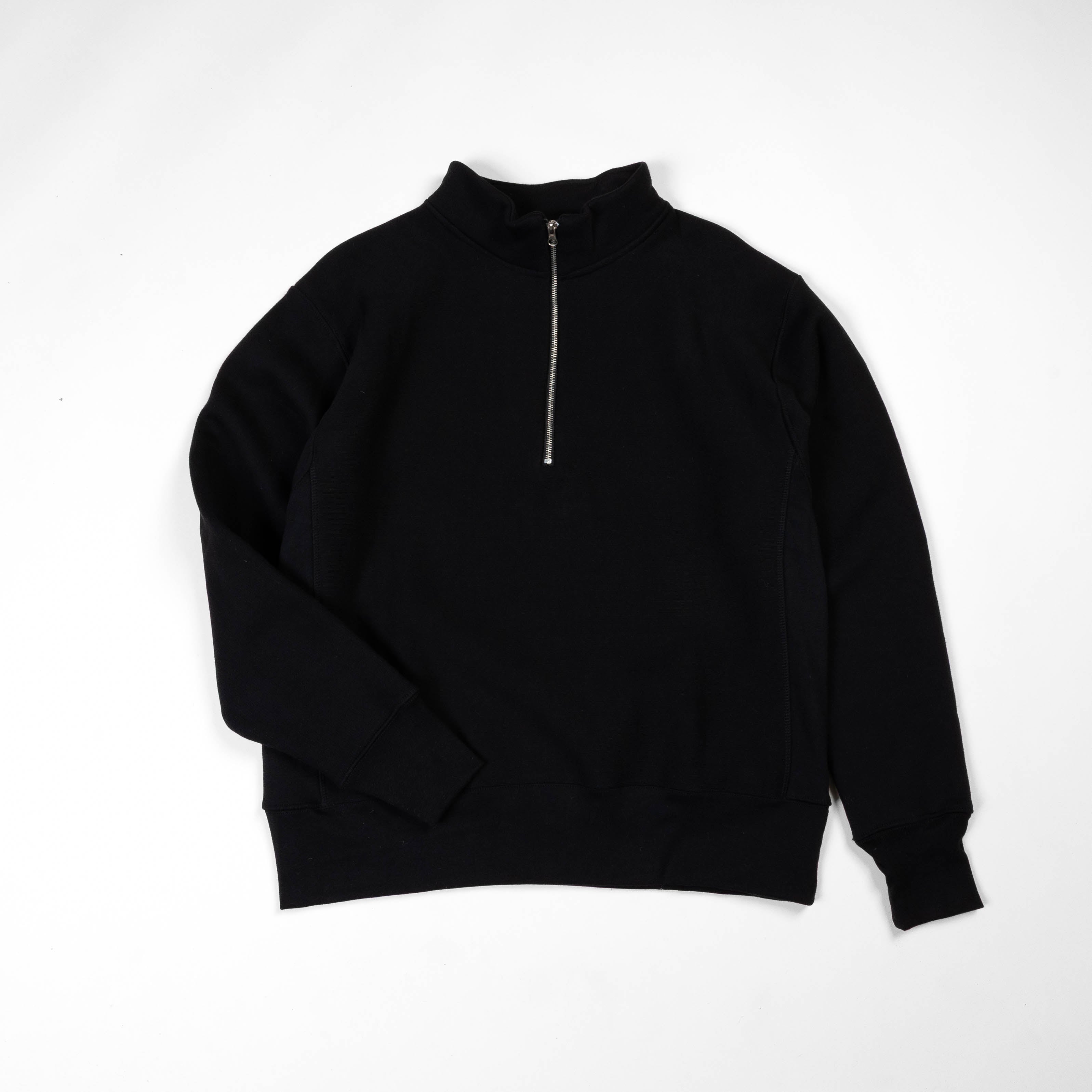 Power Goods Super Weight Quarter Zip - Black