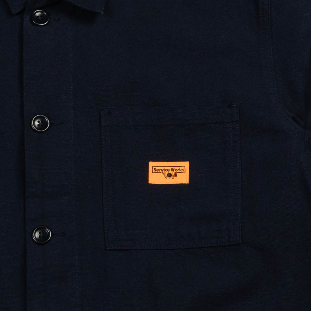 Service Works Canvas Chore Shirt - Dark Navy