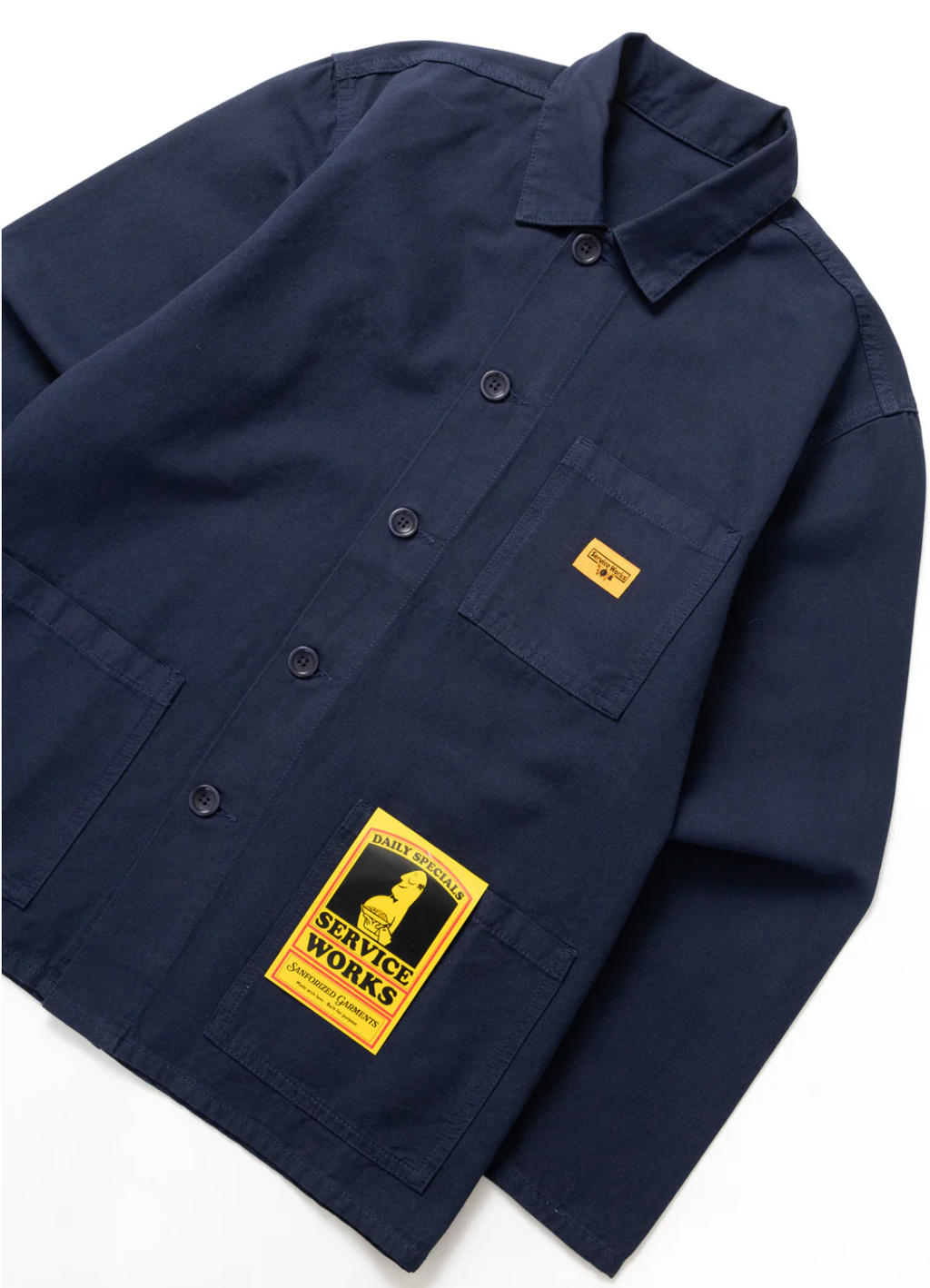 Service Works Canvas Chore Shirt - Dark Navy