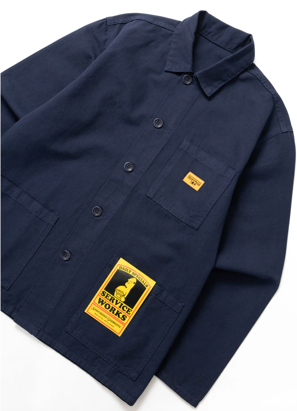 Service Works Canvas Chore Shirt - Dark Navy