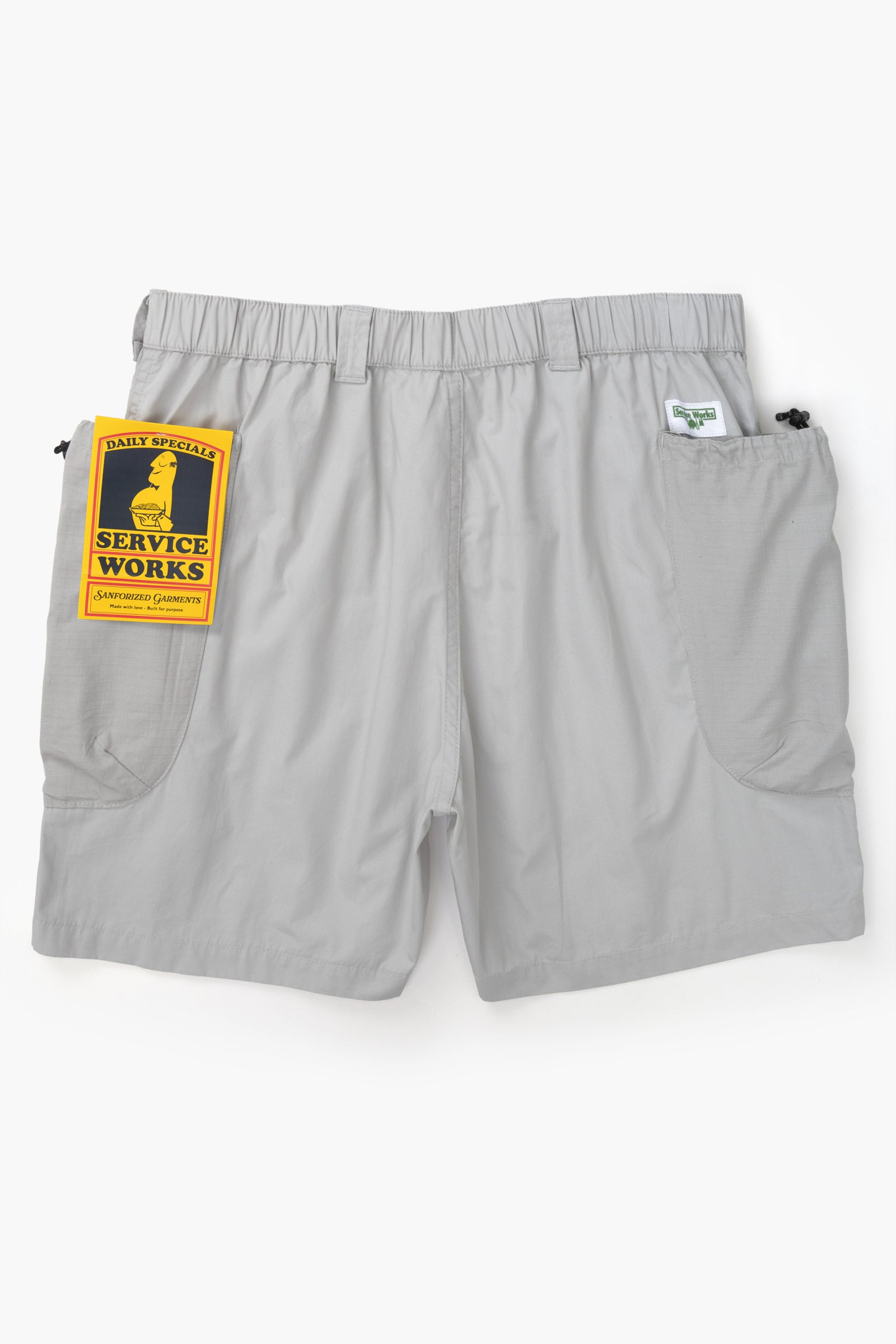 Service Works Gardener Shorts - Silver