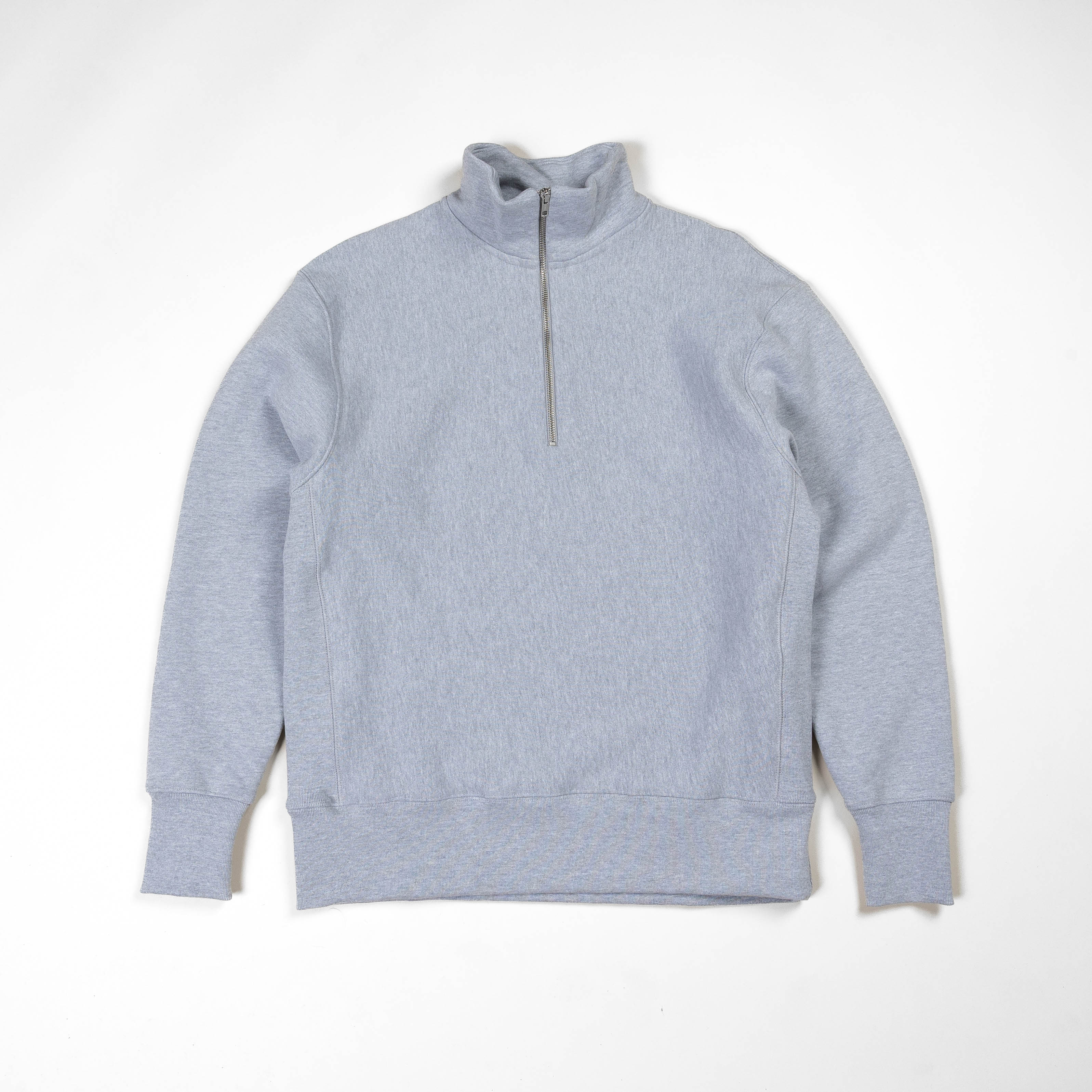 Power Goods Super Weight Quarter Zip - Heather Grey