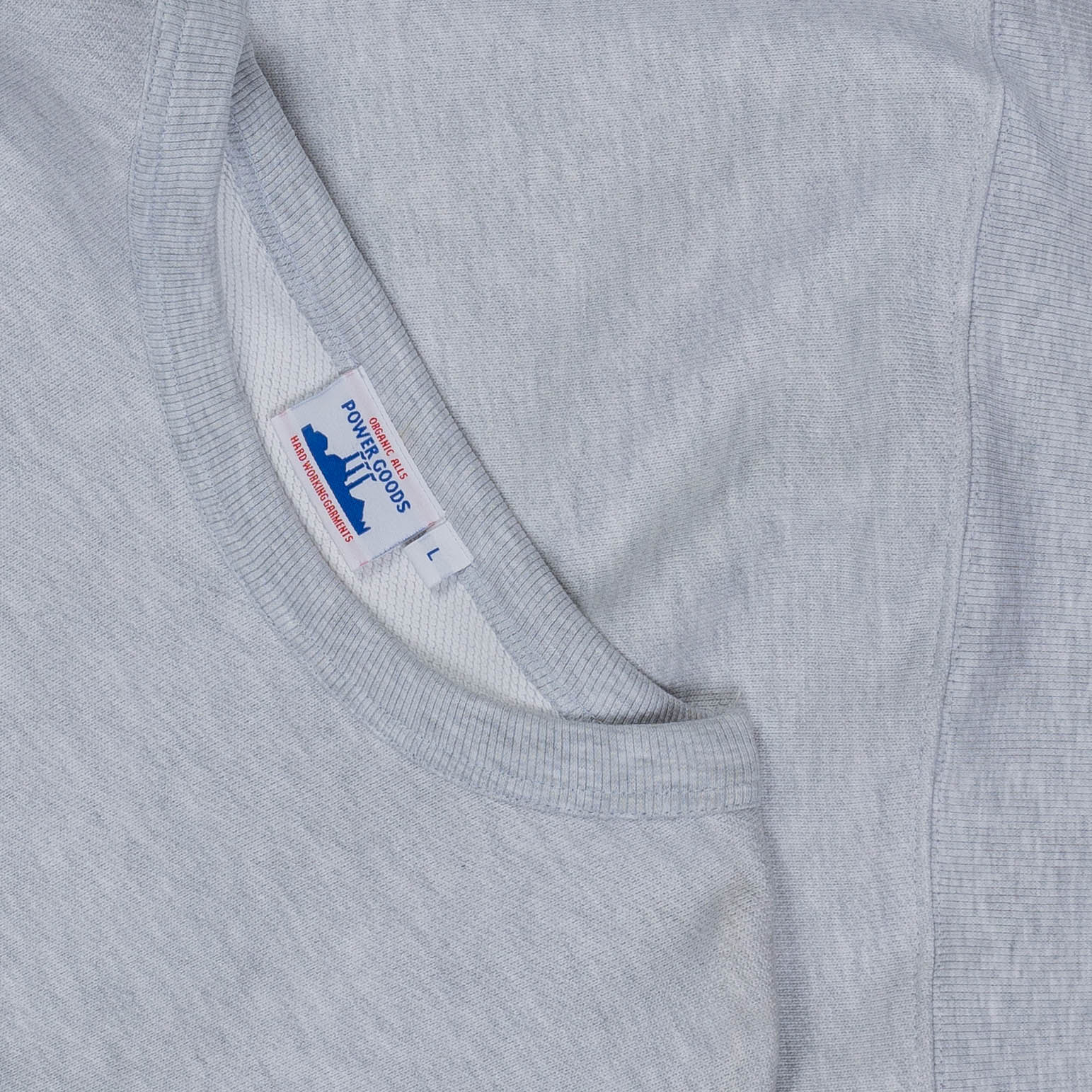 Power Goods Loopback Crewneck - Ash