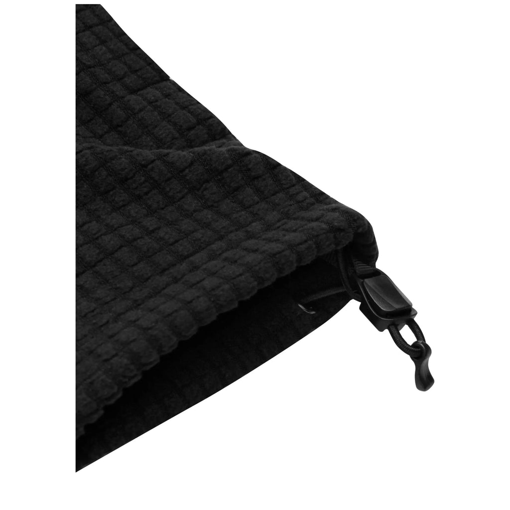 Elliker Hudswell Pullover Grid Fleece Hoodie - Black