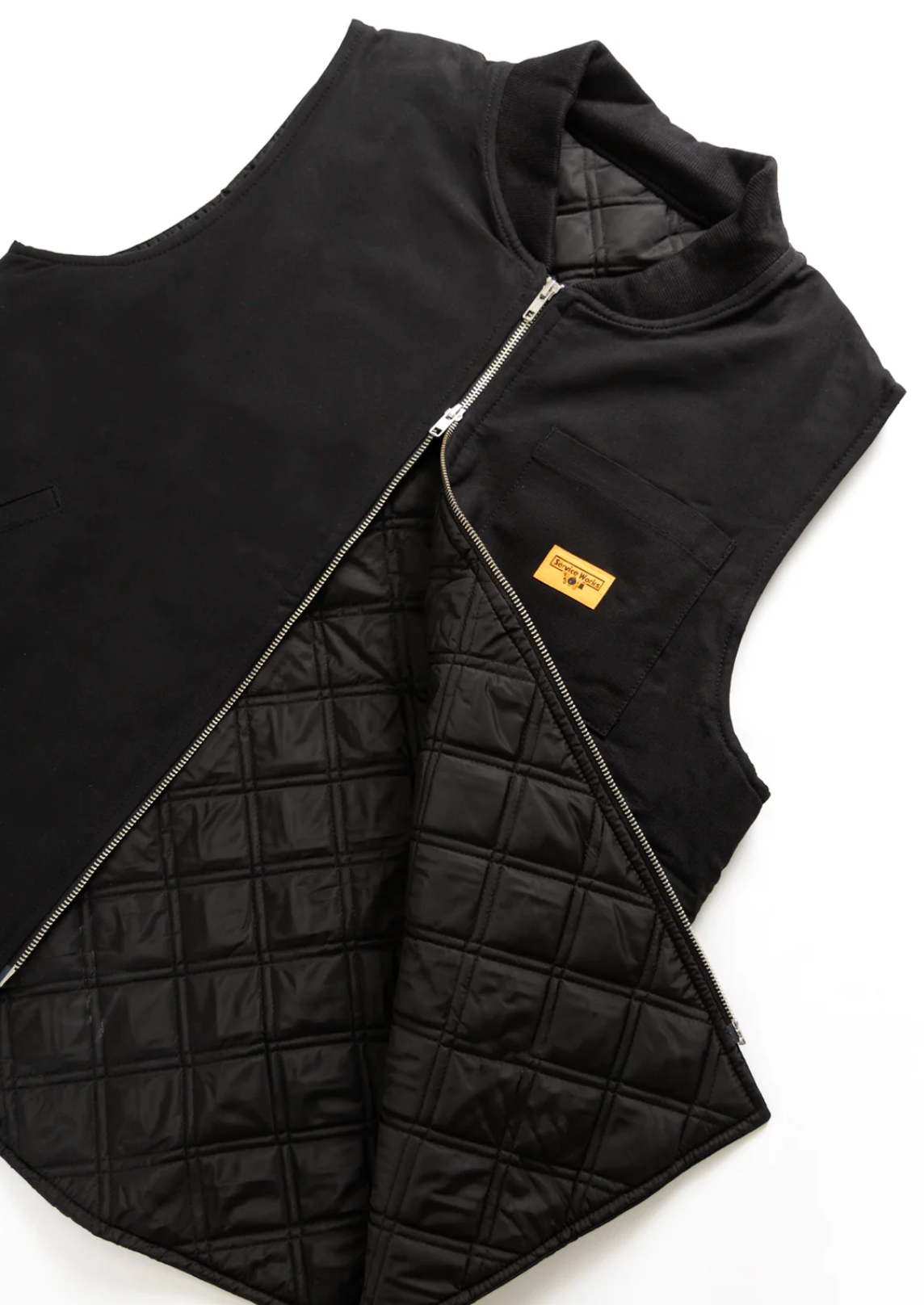 Service Works Canvas Work Vest - Black