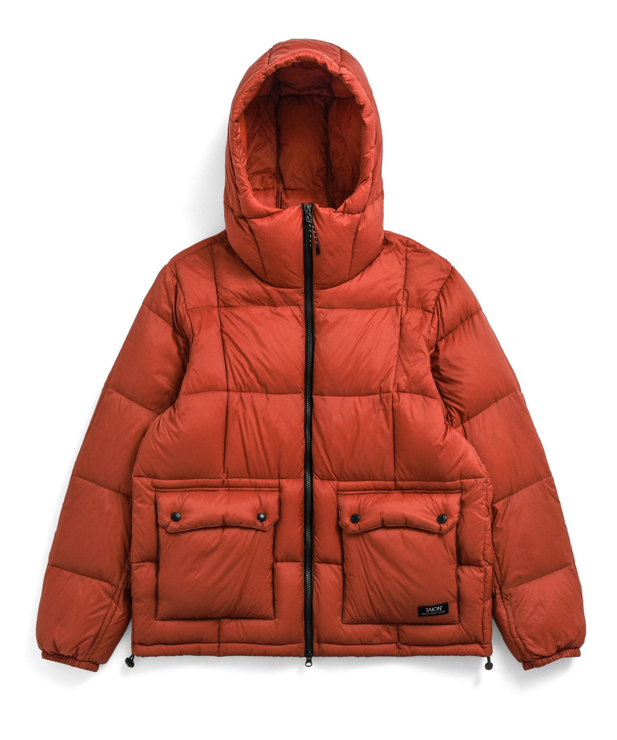 Taion Mountain Packable Volume Down Jacket - Fiery Orange