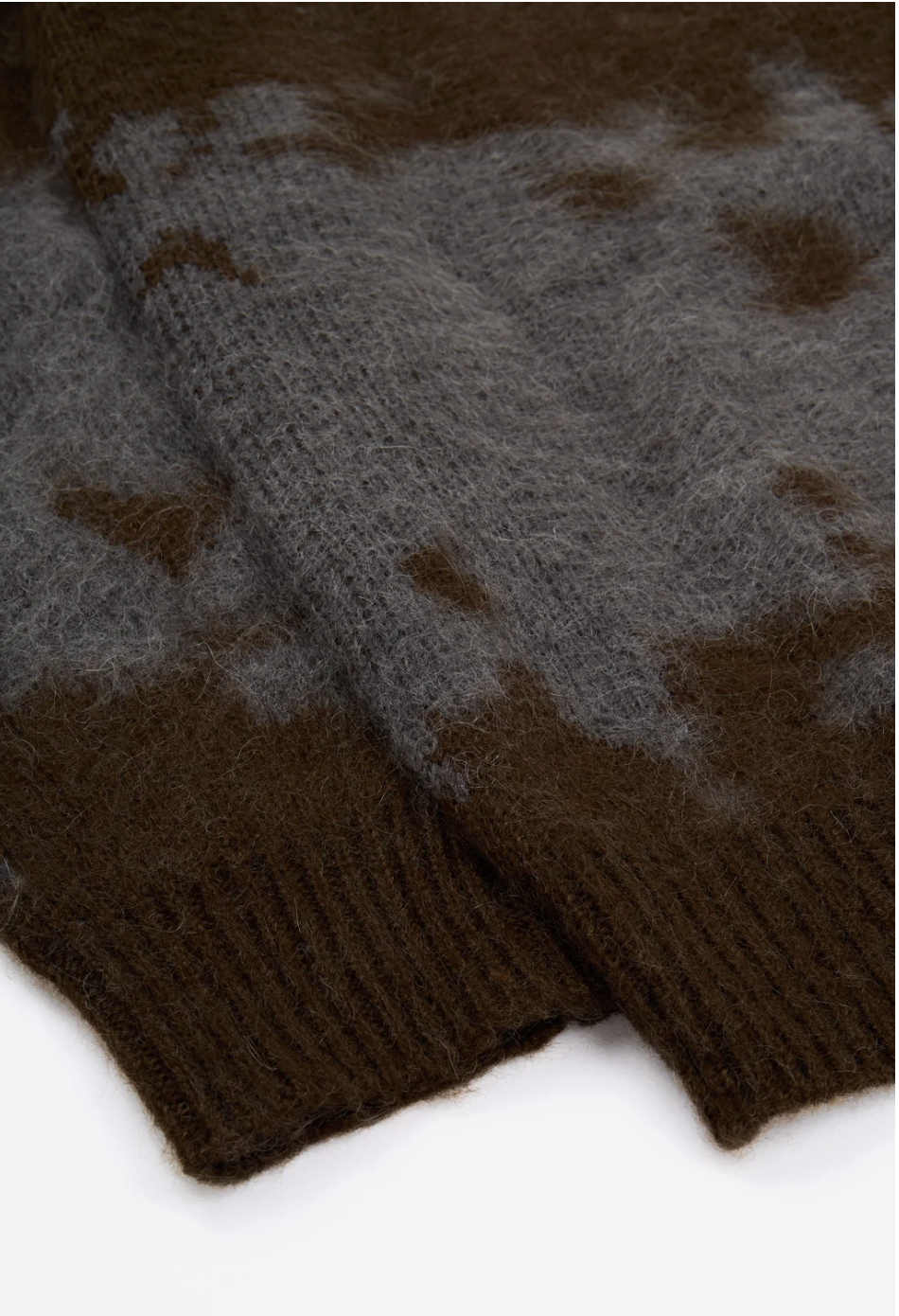 Gramicci Mohair Splatter Sweater - Slate
