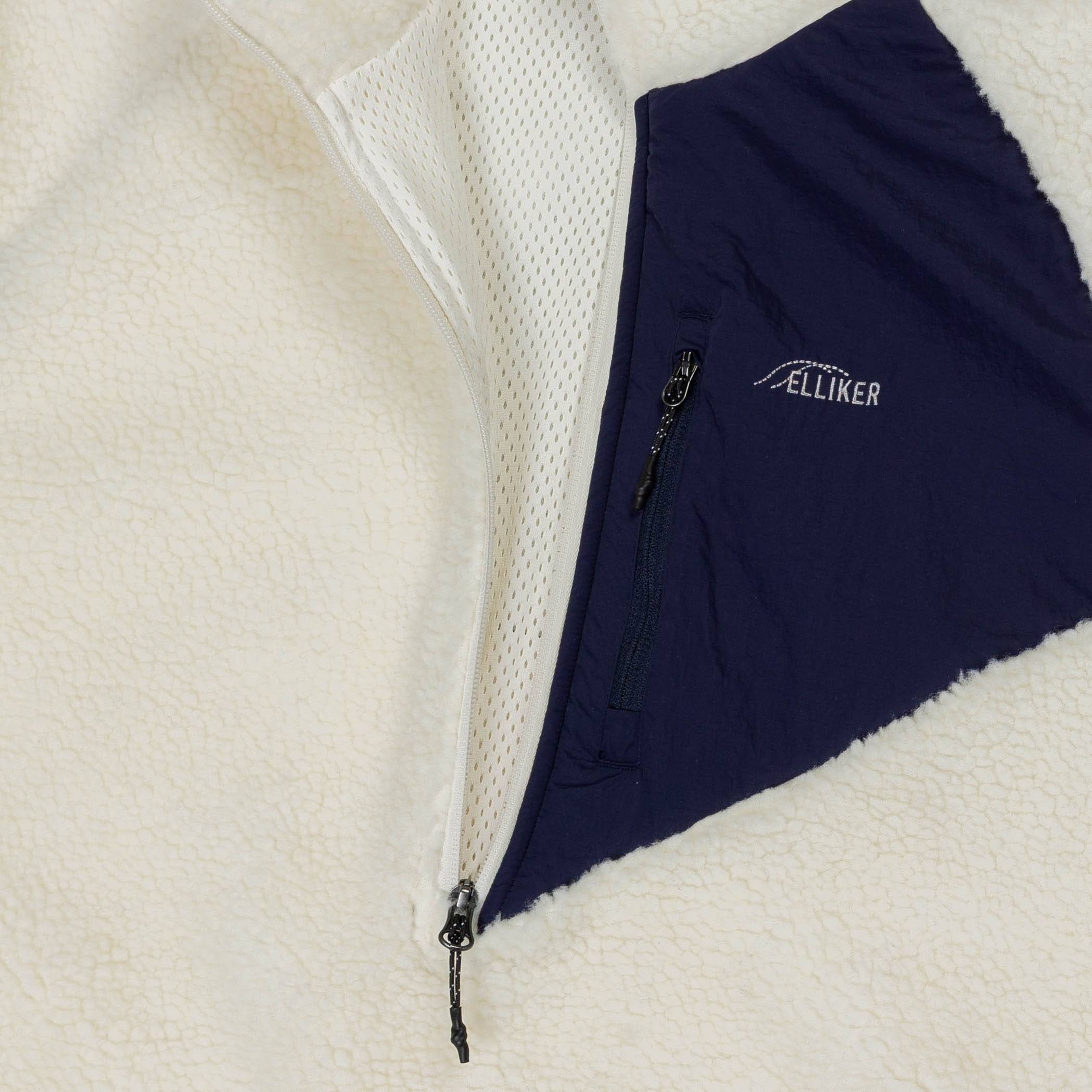 Elliker Sike Fleece Pullover - Cream