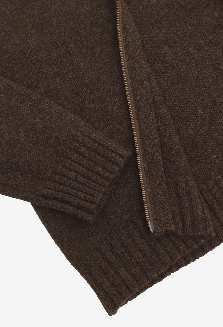 Pittari Fell Lambswool Cardigan- Cocao