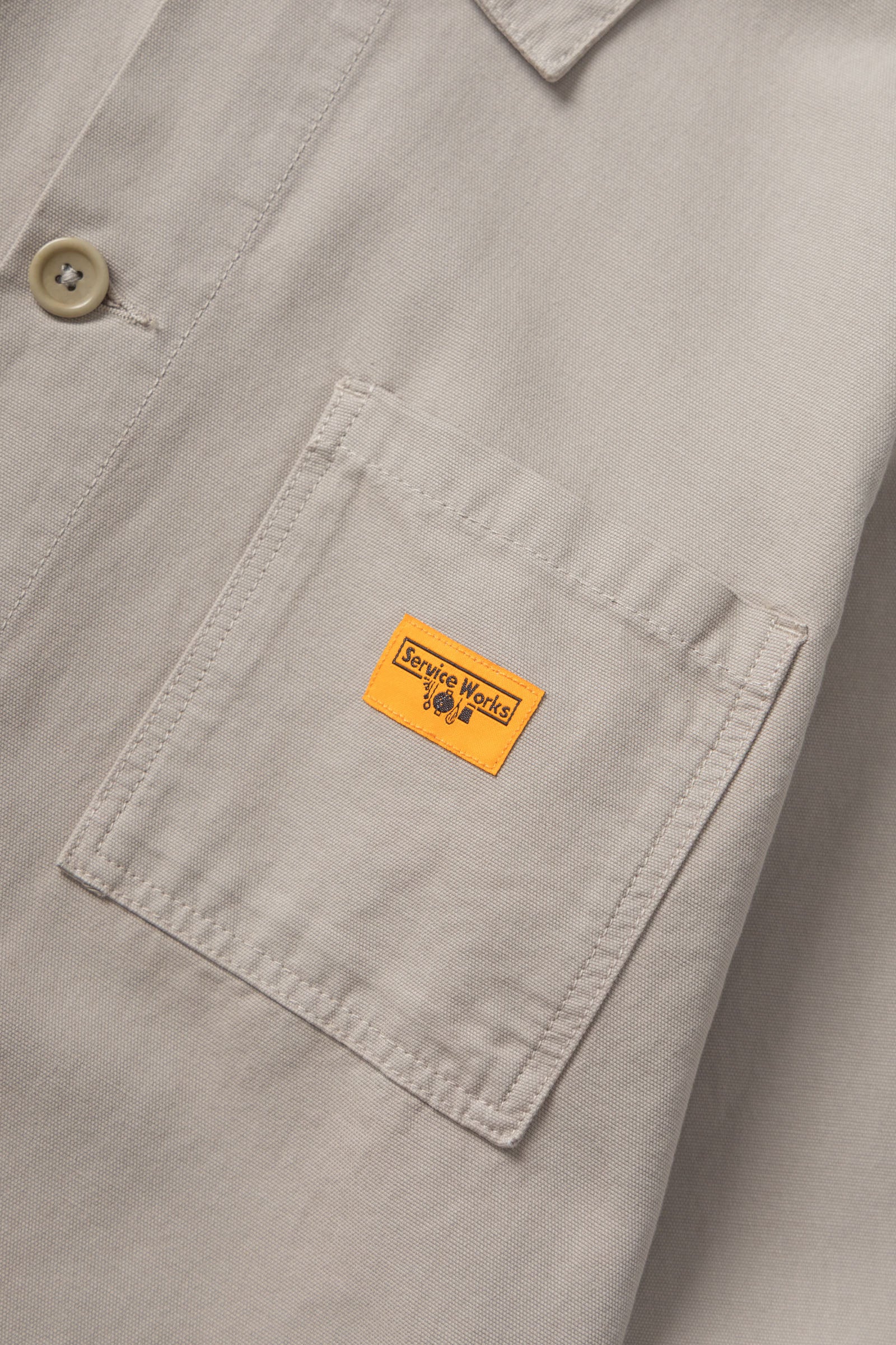 Service Works Canvas Chore Shirt - Stone