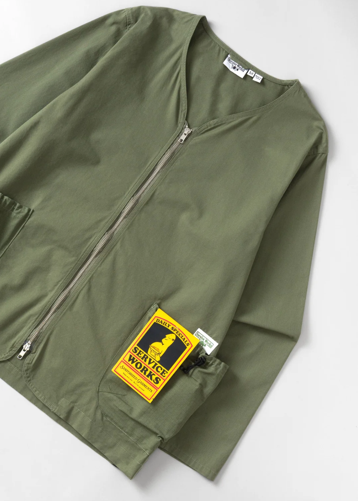 Service Works Tech Twill Gardening Liner - Olive