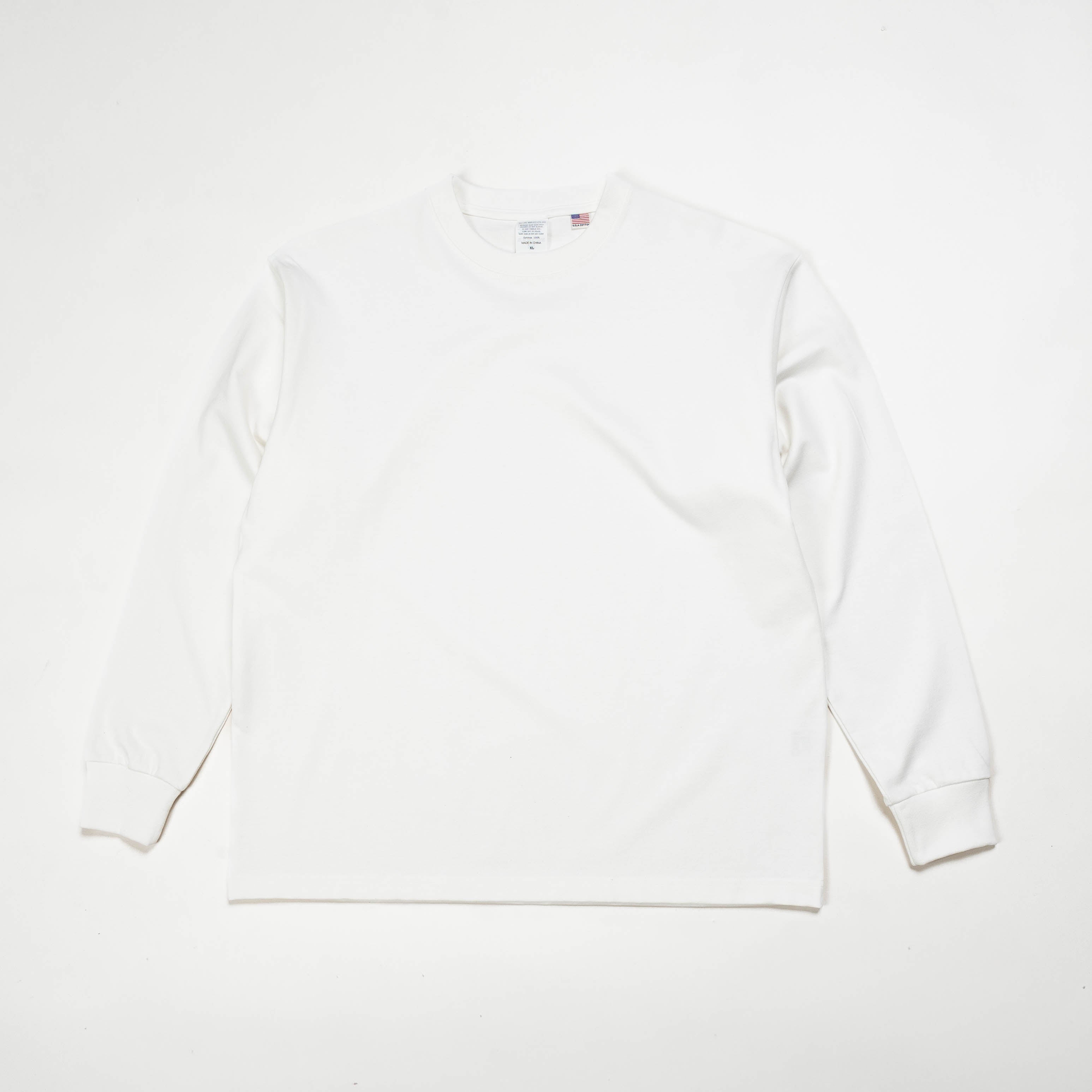 Cross Stitch USA Cotton Long Sleeve Tee - Ecru