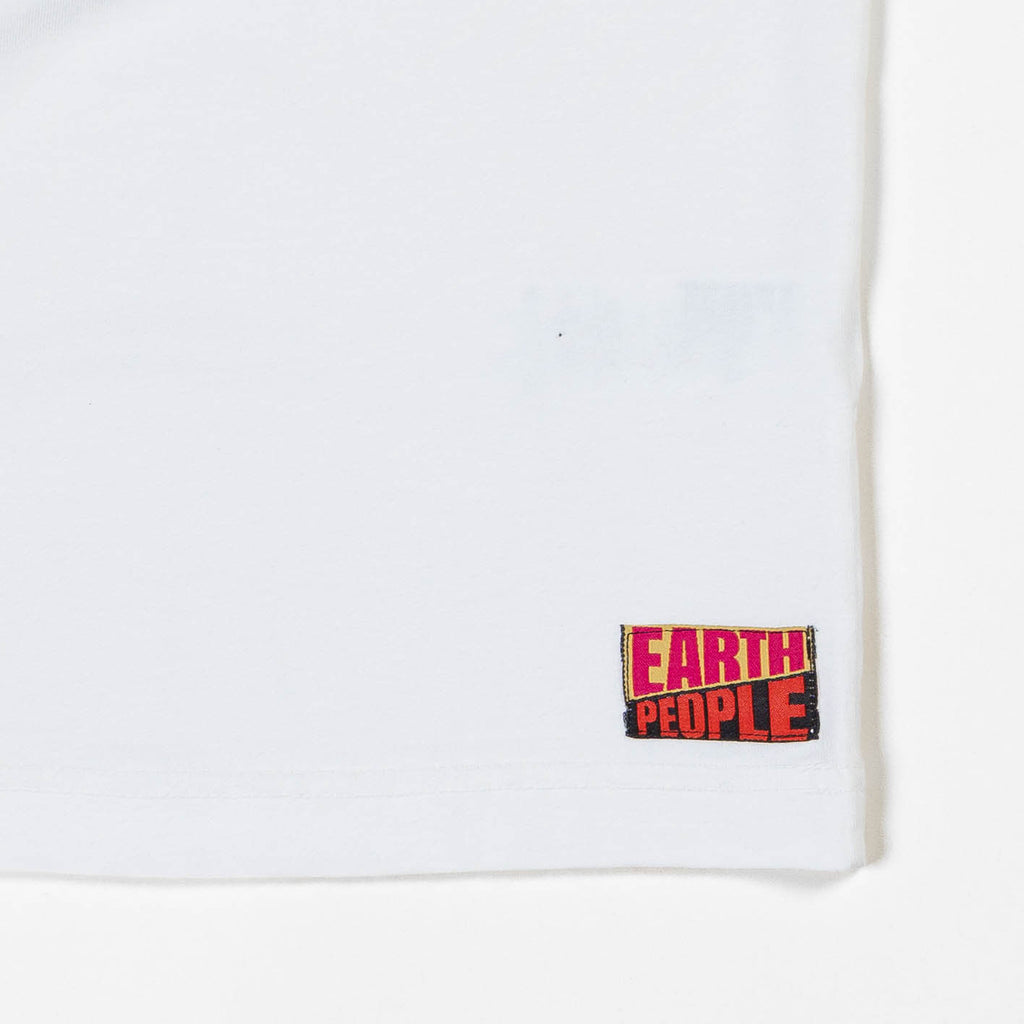 Earth People Joy Division Crew Tee - White