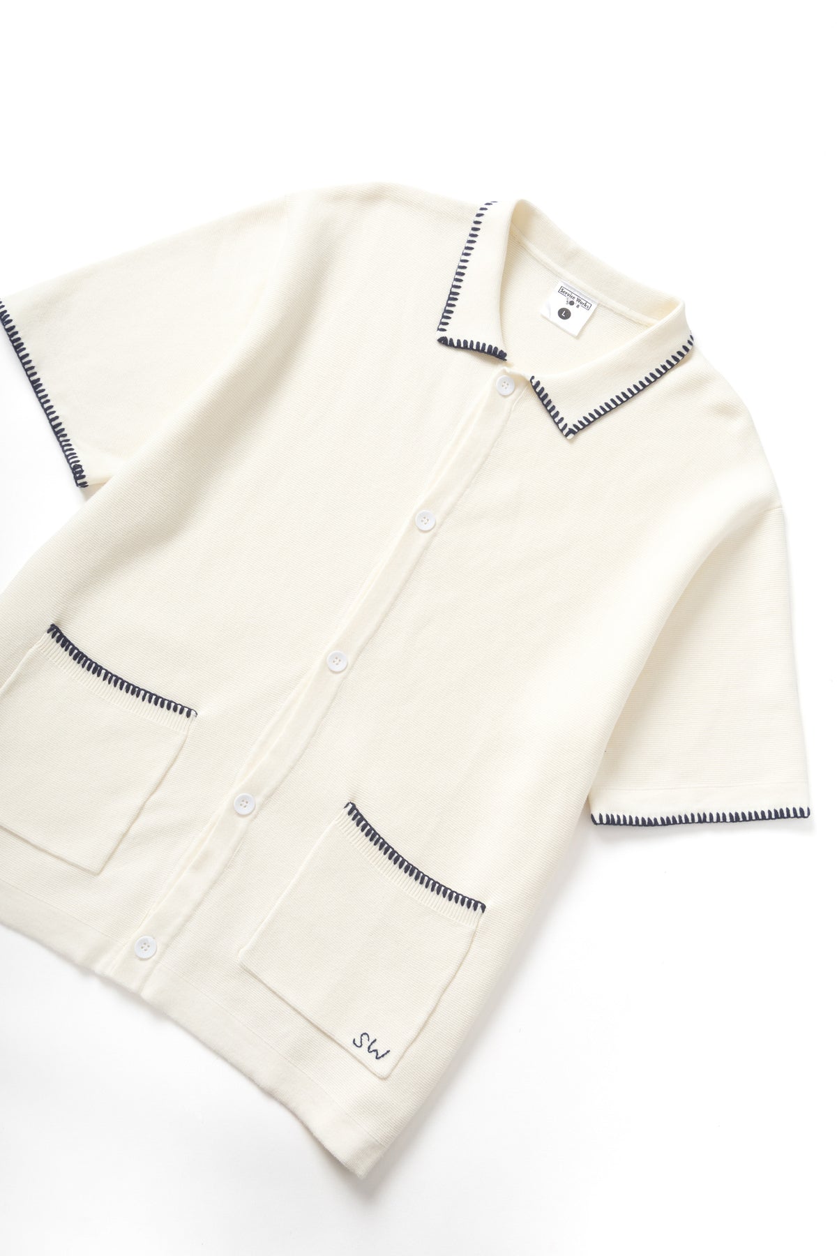 Service Works Blanket Stitch Knit - Off-White