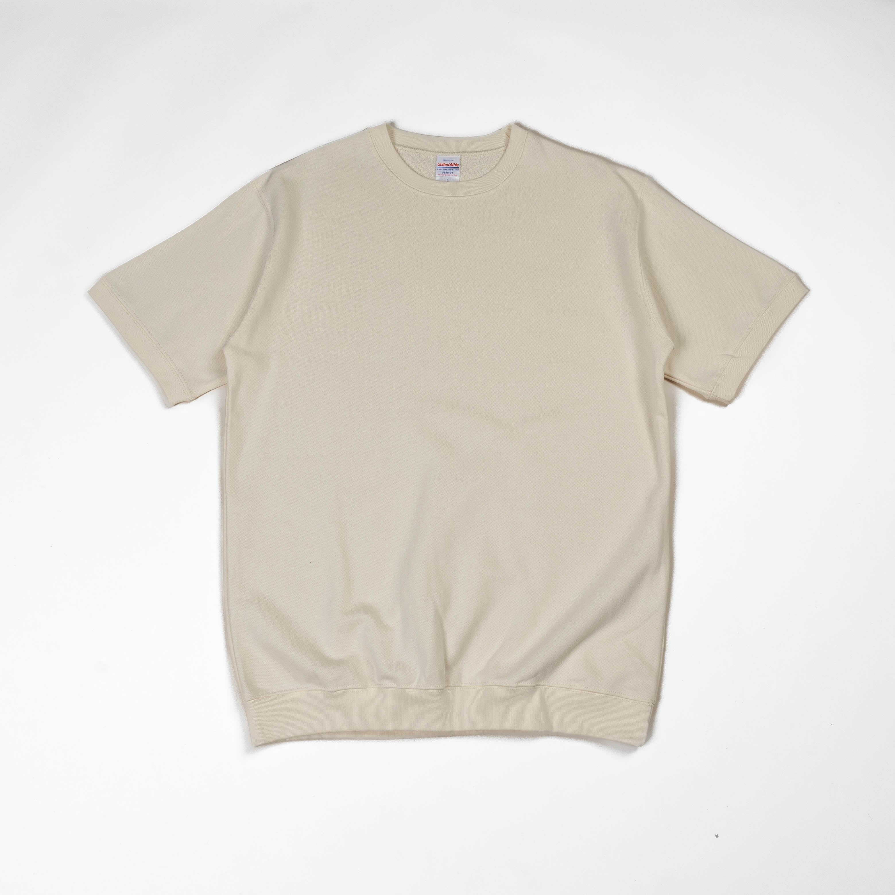 United Athle Short Sleeve Sweatshirt Tee - Ecru