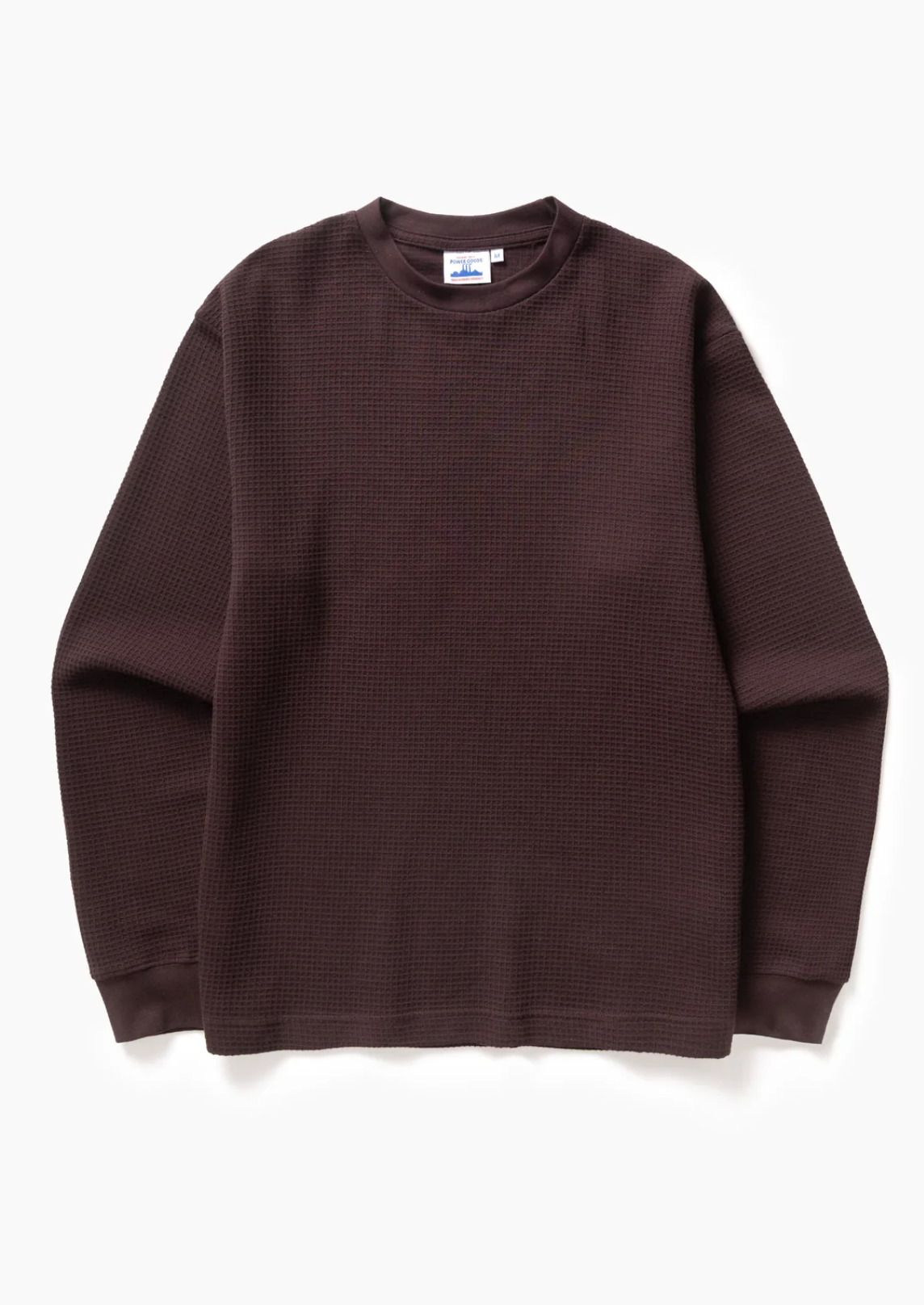 Power Goods Thermal Waffle LS Tee - Coffee
