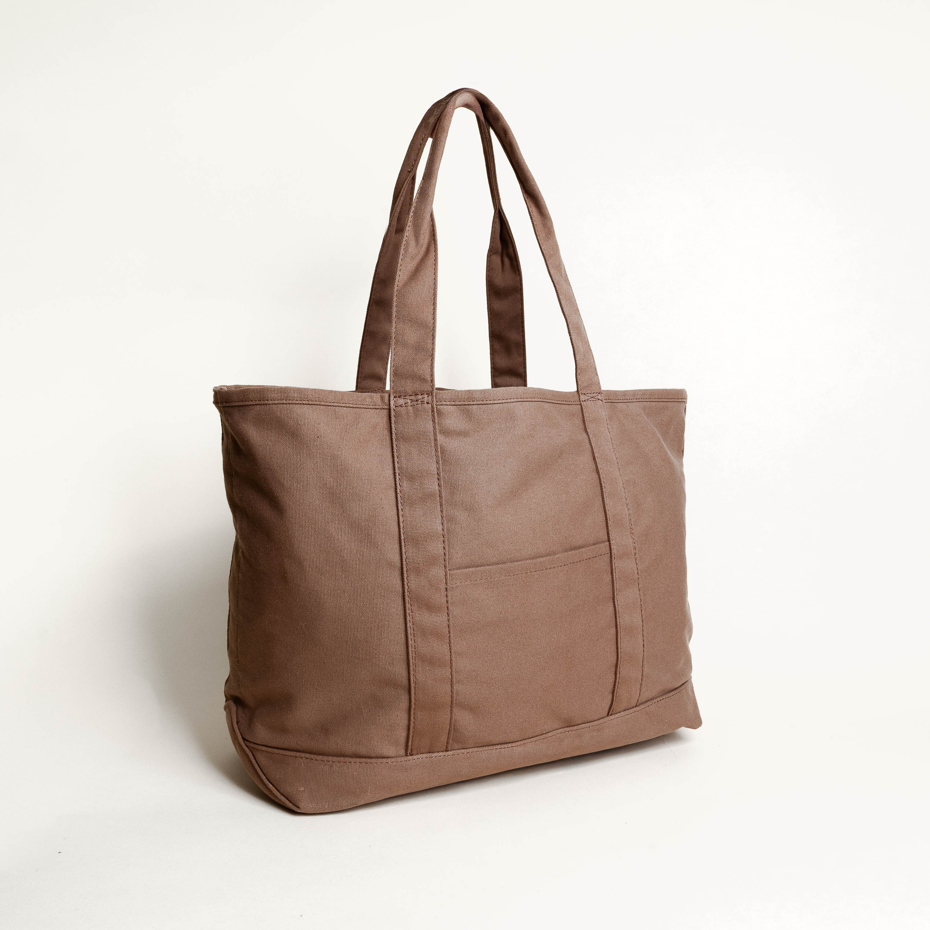 Truss Cotton Canvas Tote - Brown