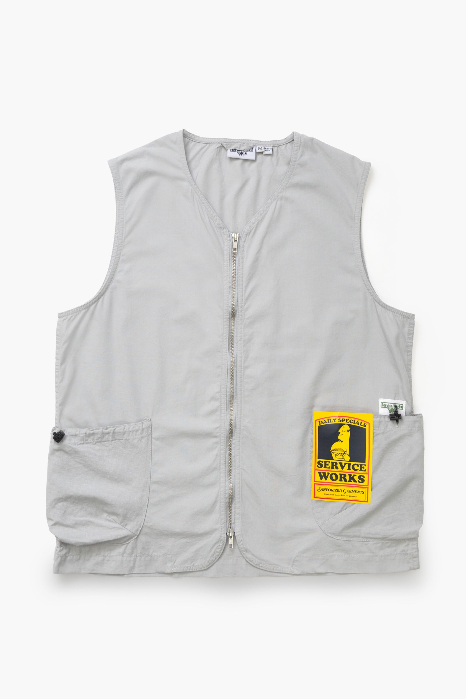 Service Works Gardener Vest - Silver