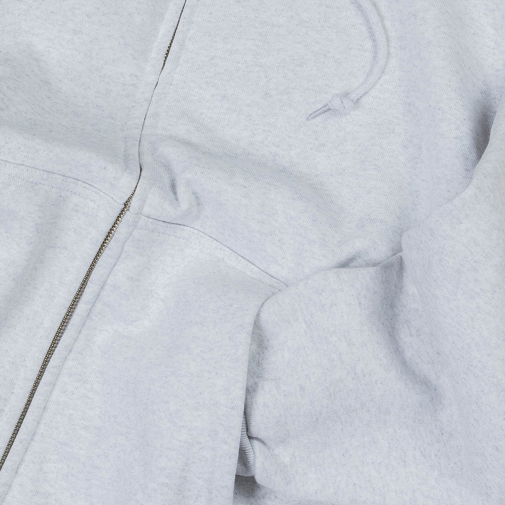 United Athle Magnum Weight Double Zip Hoodie - Ash Grey