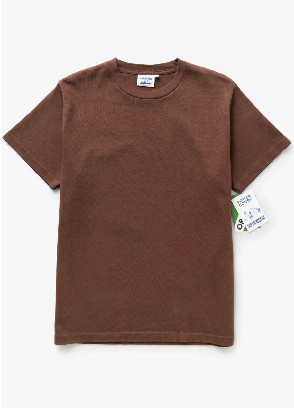 Power Goods Super Weight Tee - Brown