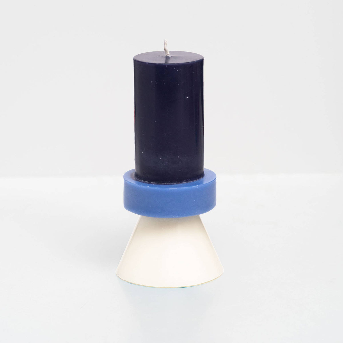 YOD&CO Tall Stack Candle - Blues / White