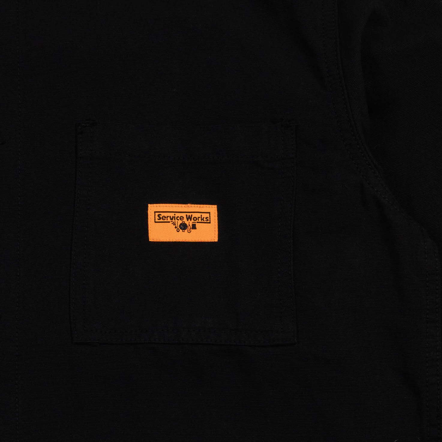 Service Works Canvas Chore Shirt - Black