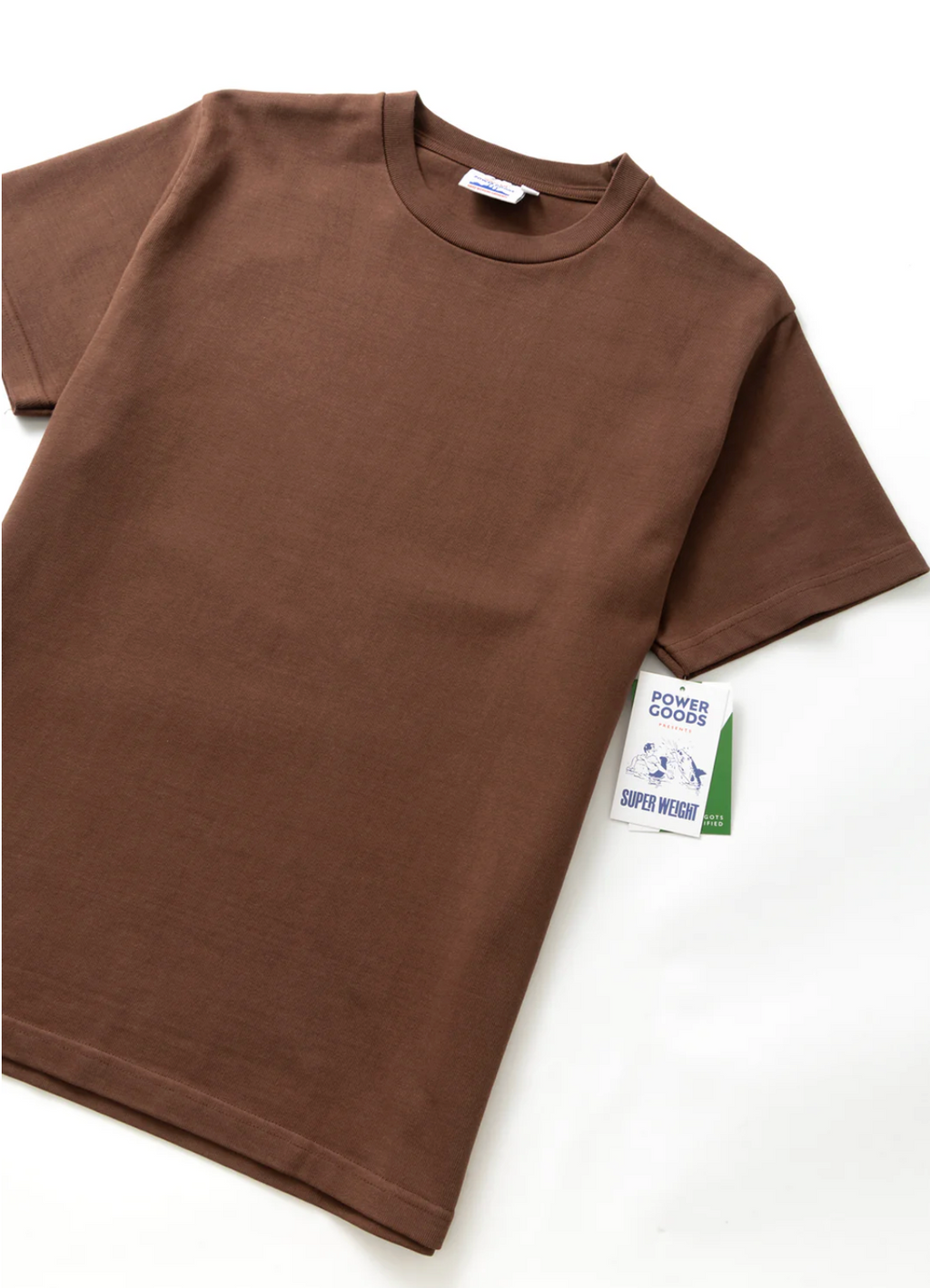 Power Goods Super Weight Tee - Brown
