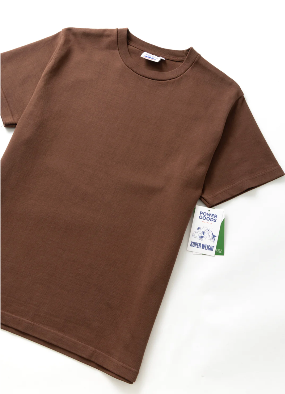 Power Goods Super Weight Tee - Brown